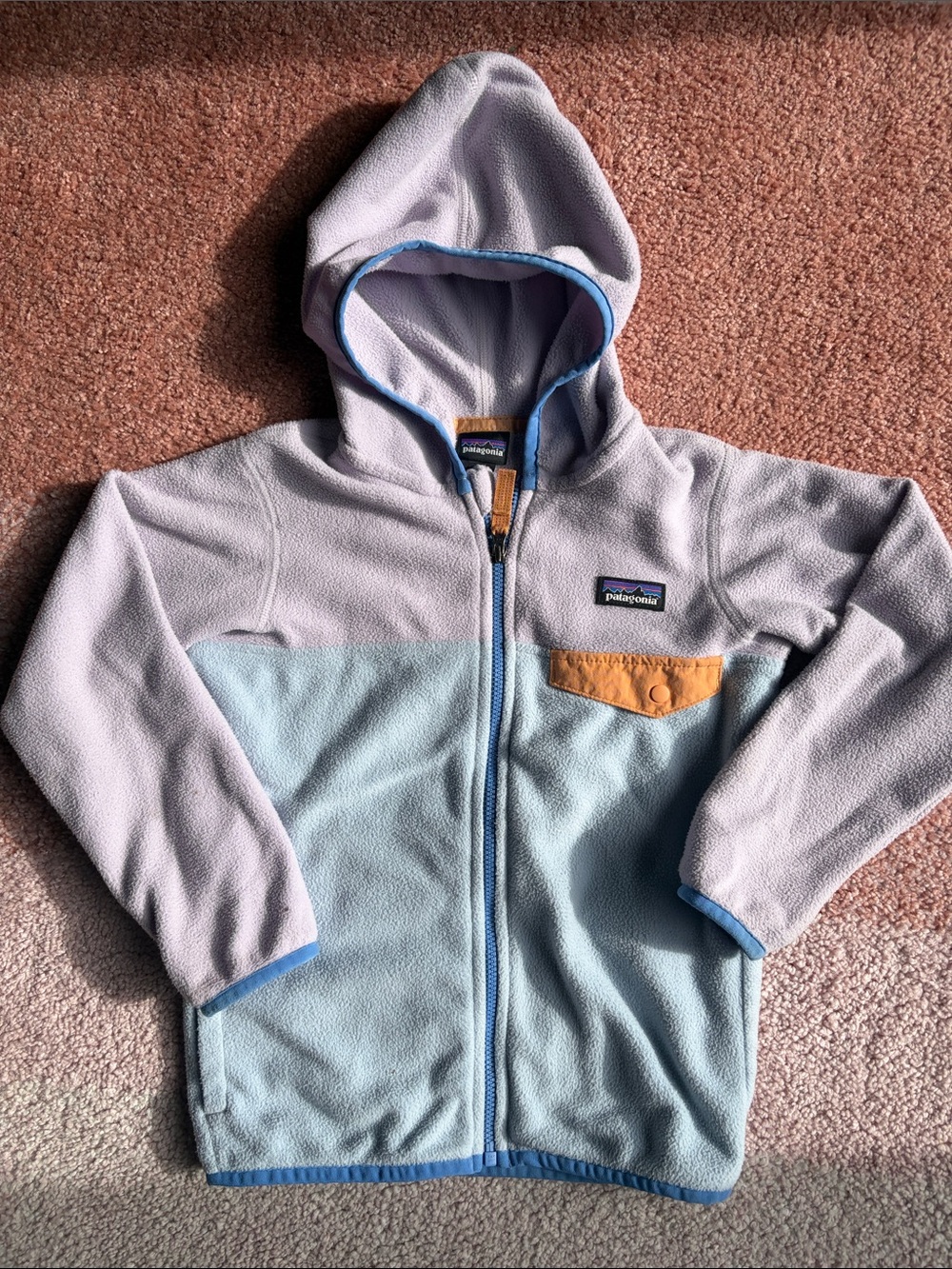 Patagonia Kids Hooded Fleece Jacket - girls